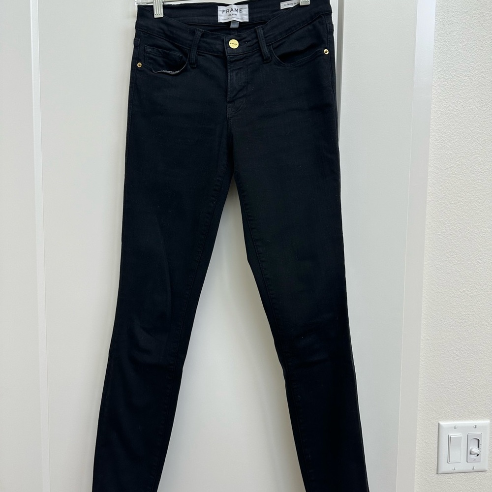 Frame Le Skinny de Jeanne Black Jeans🖤